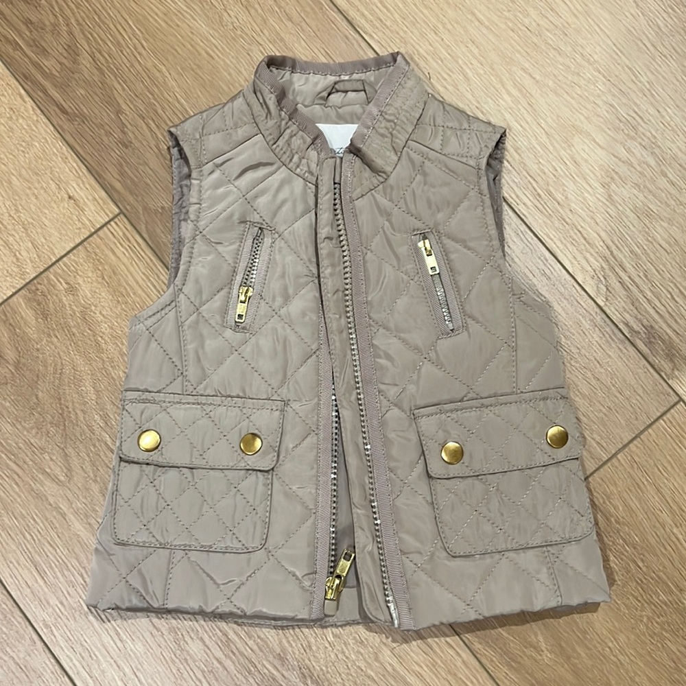 Starting Out Little girl tan vest